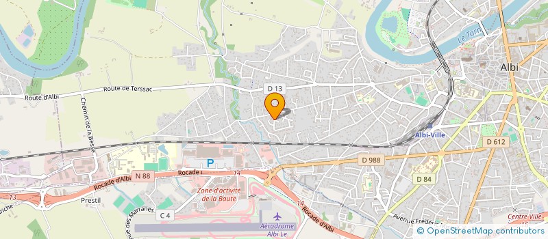 localisation de l'entreprise MADAME FABIENNE RAFFERMI  ALBI