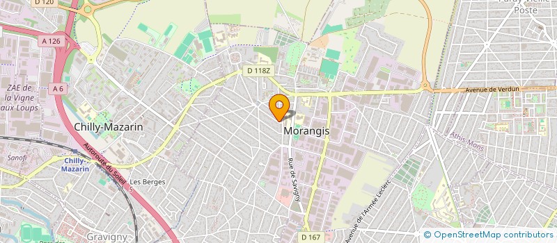 localisation de l'entreprise MADAME FABIENNE RAIGNEAU à MORANGIS
