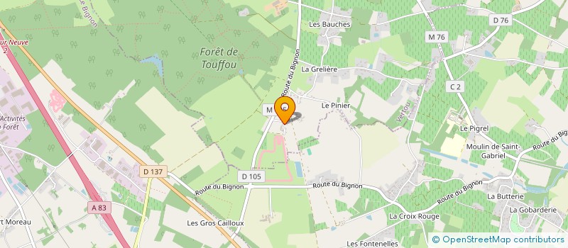 localisation de l'entreprise MADAME FABIENNE RAIMBAUD  VERTOU