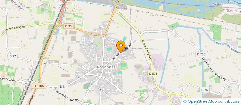 localisation de l'entreprise MADAME FABIENNE RAME  ROGNONAS