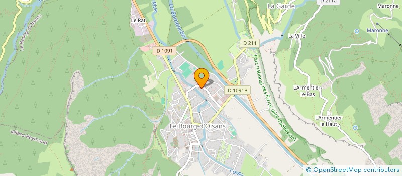 localisation de l'entreprise MADAME FABIENNE RAMELIJAONA  LE BOURG-D'OISANS