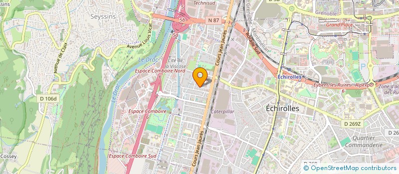 localisation de l'entreprise MADAME FABIENNE RAMON à ECHIROLLES