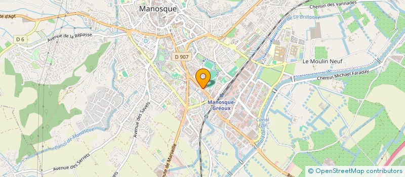 localisation de l'entreprise MADAME FABIENNE RAPUZZI à MANOSQUE