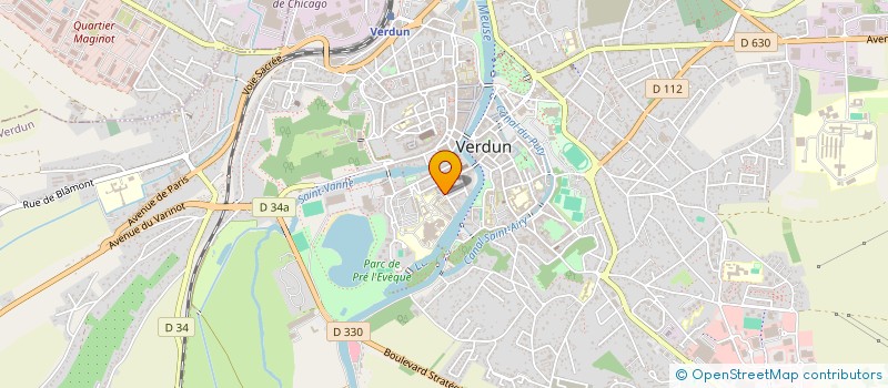 localisation de l'entreprise MADAME FABIENNE RAULIN à VERDUN