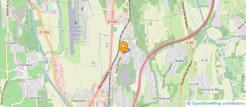 localisation de l'entreprise MADAME FABIENNE RAVANEL  VOGLANS