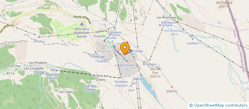 localisation de l'entreprise MADAME FABIENNE RAYNAUD  MORZINE