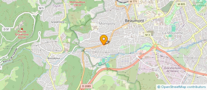 localisation de l'entreprise MADAME FABIENNE RAYNAUD  BEAUMONT