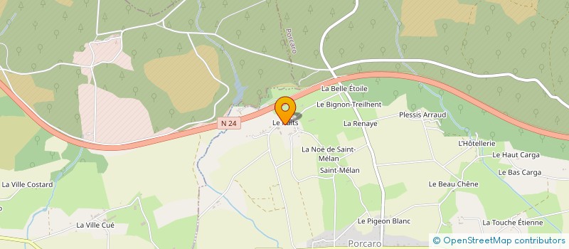 localisation de l'entreprise MADAME FABIENNE RENAIS à PORCARO