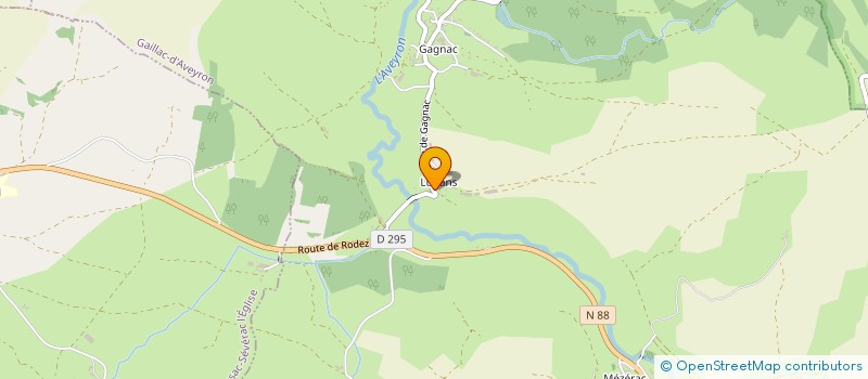 localisation de l'entreprise MADAME FABIENNE RICARD  GAILLAC-D AVEYRON