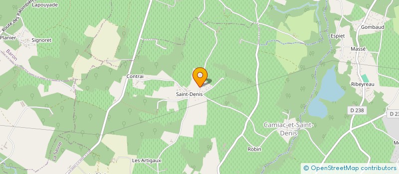 localisation de l'entreprise MADAME FABIENNE RICHARD  CAMIAC-ET-SAINT-DENIS
