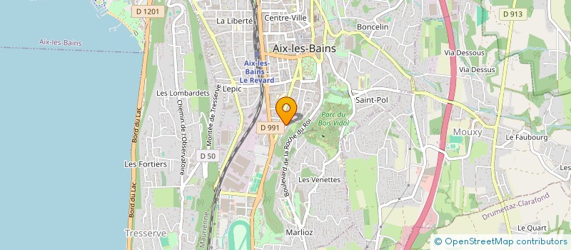 localisation de l'entreprise MADAME FABIENNE RICHOUX à AIX-LES-BAINS
