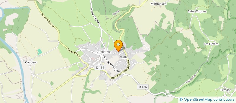 localisation de l'entreprise MADAME FABIENNE RIDOUARD  LAMOTHE