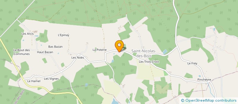 localisation de l'entreprise MADAME FABIENNE RIMBAULT  SAINT-NICOLAS-DES-BOIS