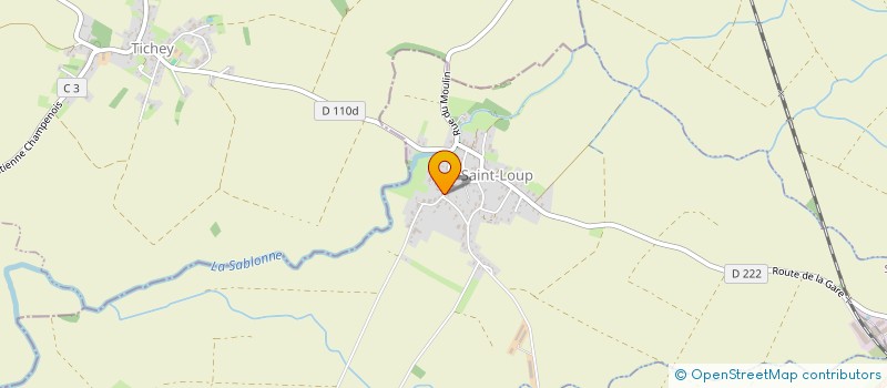 localisation de l'entreprise MADAME FABIENNE RIMLINGER  SAINT-LOUP