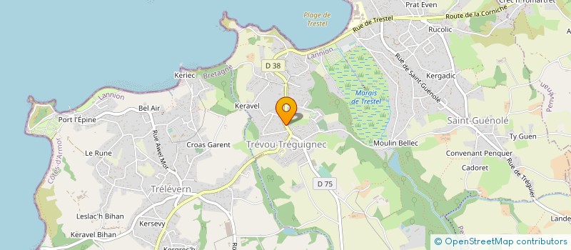 localisation de l'entreprise MADAME FABIENNE RIPAULT à TREVOU-TREGUIGNEC