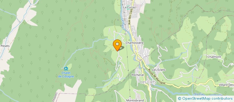 localisation de l'entreprise MADAME FABIENNE RIVALIER  THONES