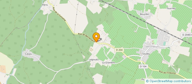 localisation de l'entreprise MADAME FABIENNE RIVET à VERTHEUIL