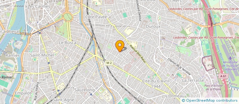 localisation de l'entreprise MADAME FABIENNE RIVIERE à TOULOUSE