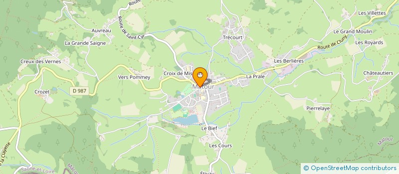 localisation de l'entreprise MADAME FABIENNE ROBIN  MATOUR