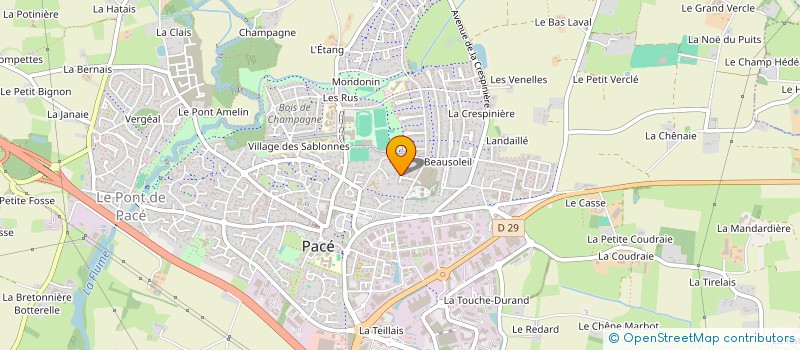 localisation de l'entreprise MADAME FABIENNE RODIER à PACE