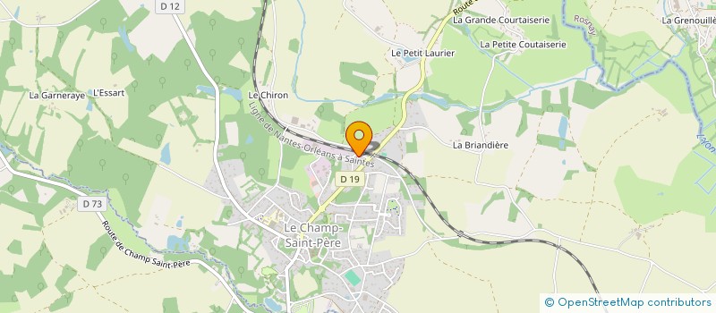 localisation de l'entreprise MADAME FABIENNE ROSSFELDER à LE CHAMP-SAINT-PERE