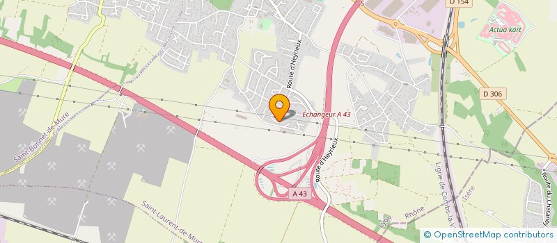 localisation de l'entreprise MADAME FABIENNE ROSTINGT  SAINT-LAURENT-DE-MURE