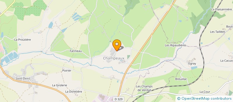 localisation de l'entreprise MADAME FABIENNE ROY  CHAMPDENIERS