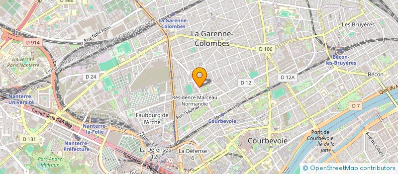 localisation de l'entreprise MADAME FABIENNE ROY à COURBEVOIE