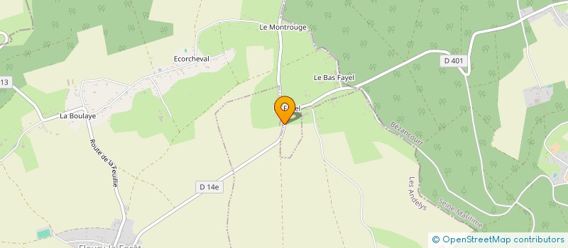 localisation de l'entreprise MADAME FABIENNE ROZANSKI  FLEURY-LA-FORET