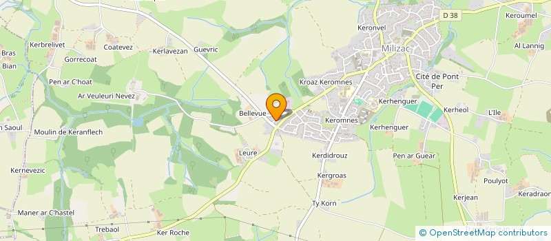 localisation de l'entreprise MADAME FABIENNE RUMAIN  MILIZAC-GUIPRONVEL