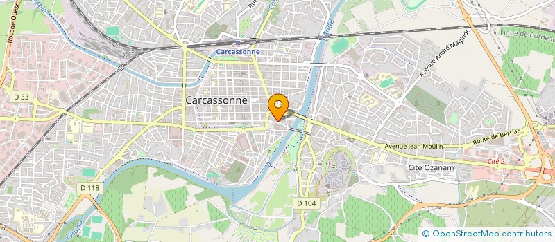 localisation de l'entreprise MADAME FABIENNE SABATRIE  CARCASSONNE