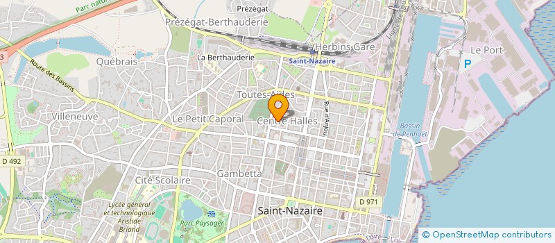 localisation de l'entreprise MADAME FABIENNE SABLE à SAINT-NAZAIRE