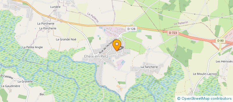 localisation de l'entreprise MADAME FABIENNE SAGET  CHEIX-EN-RETZ