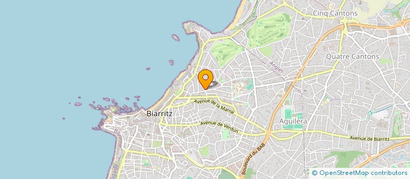 localisation de l'entreprise MADAME FABIENNE SAINCRY à BIARRITZ
