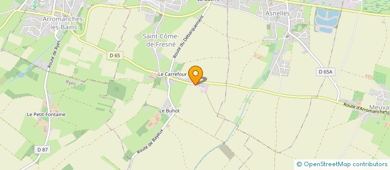 localisation de l'entreprise MADAME FABIENNE SALLENT  SAINT-COME-DE-FRESNE