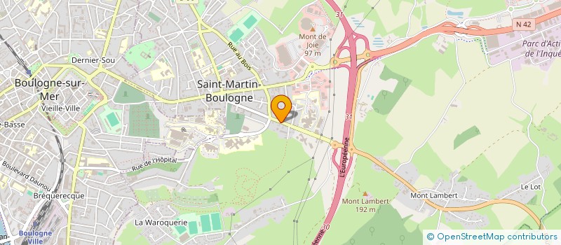 localisation de l'entreprise MADAME FABIENNE SALOMON  SAINT-MARTIN-BOULOGNE