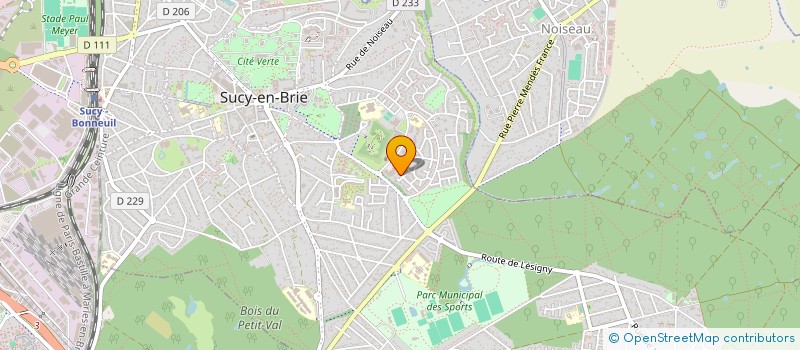 localisation de l'entreprise MADAME FABIENNE SAMIR  SUCY-EN-BRIE