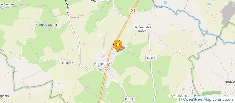 localisation de l'entreprise MADAME FABIENNE SAMSON  COLOMBY