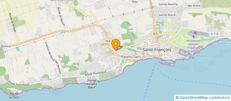 localisation de l'entreprise MADAME FABIENNE SANNIER à SAINT-FRANCOIS
