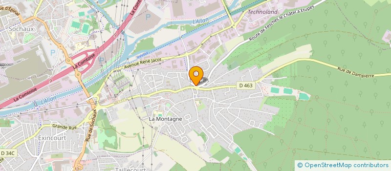 localisation de l'entreprise MADAME FABIENNE SANSONI  RAY-SUR-SAONE