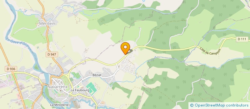 localisation de l'entreprise MADAME FABIENNE SARRAT  NAVARRENX