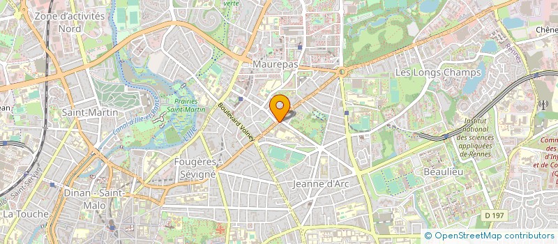 localisation de l'entreprise MADAME FABIENNE SARRELABOUT  RENNES