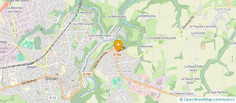 localisation de l'entreprise MADAME FABIENNE SAUNIER  LANVALLAY