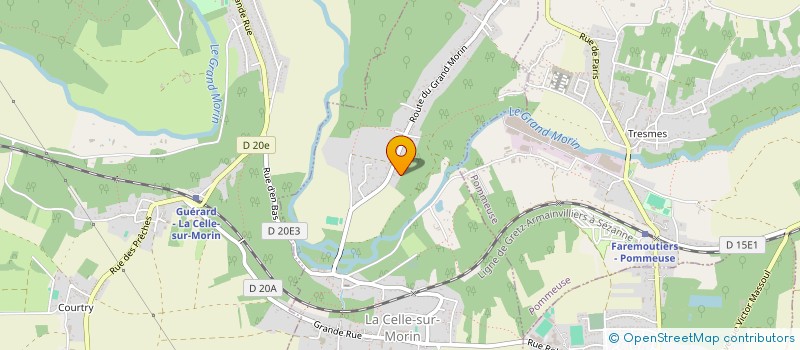 localisation de l'entreprise MADAME FABIENNE SCHNEIVEIS  LA CELLE-SUR-MORIN