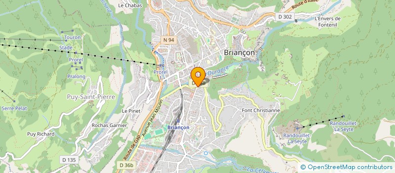 localisation de l'entreprise MADAME FABIENNE SCHUEBER à BRIANCON