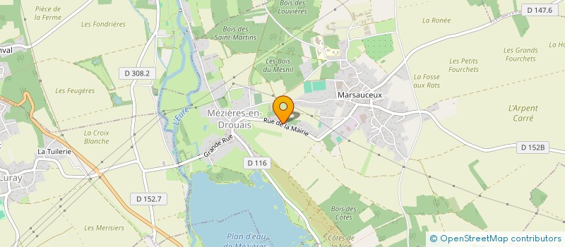 localisation de l'entreprise MADAME FABIENNE SEILLON à MEZIERES-EN-DROUAIS