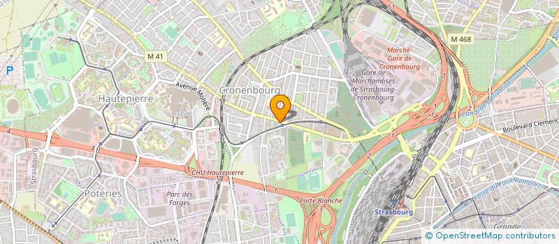 localisation de l'entreprise MADAME FABIENNE SEITZ à STRASBOURG