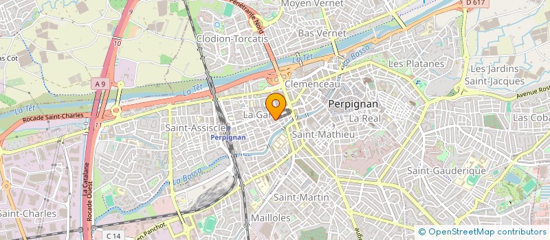 localisation de l'entreprise MADAME FABIENNE SELLE  PERPIGNAN