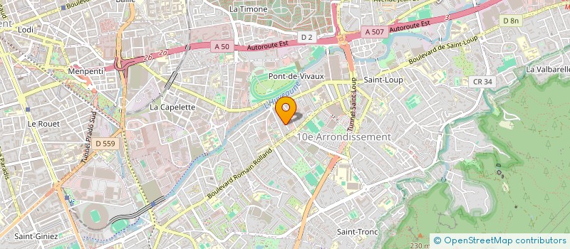 localisation de l'entreprise MADAME FABIENNE SERPERO à MARSEILLE