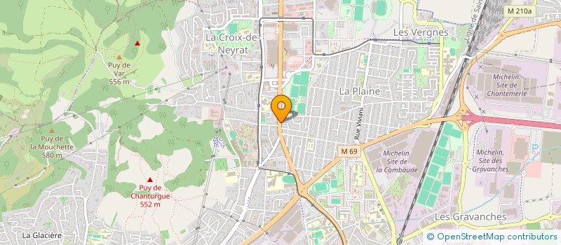 localisation de l'entreprise MADAME FABIENNE SERTILLANGE  CLERMONT-FERRAND